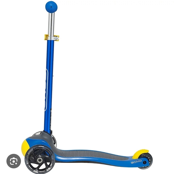 Blue & Yellow Kids 3-Wheel Kick Scooter - Picture 2 of 4